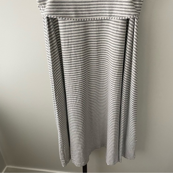 NEW GAP Convertible Strapless Maxi Tube Dress Skirt Striped Soft Size Large - Picture 4 of 8